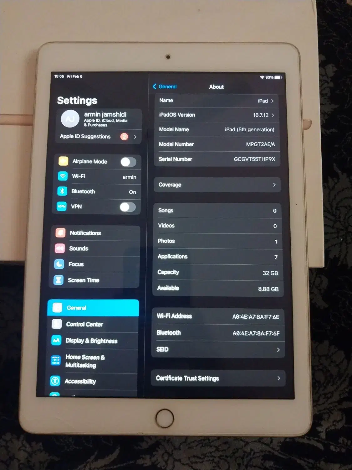 آیپد در حد نو کم کار|تبلت|بندر گز, |دیوار