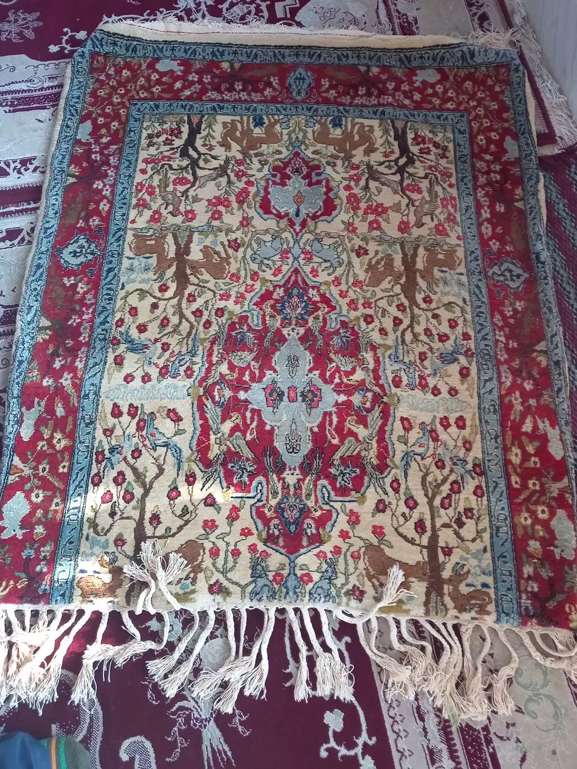 فرش دستبافت|فرش|صومعه‌سرا, |دیوار