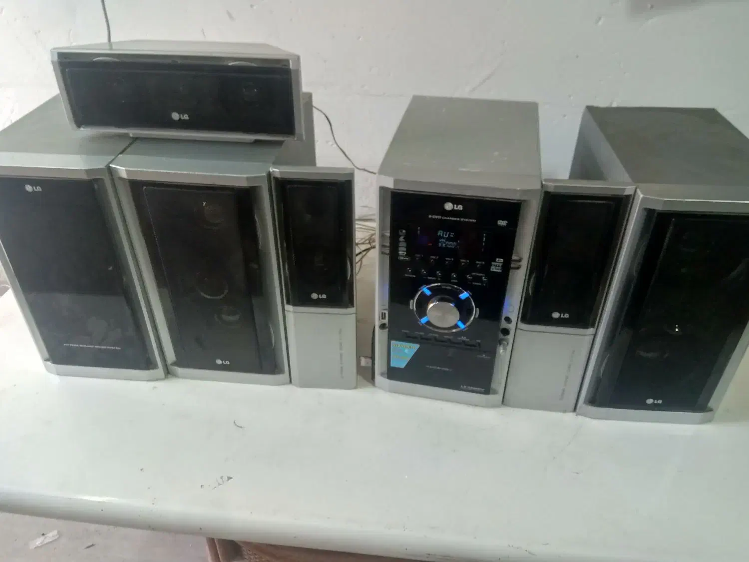 ضبط وباند ال جی 6هزار فلش بلوتوث خور|سیستم صوتی خانگی|رباط‌کریم, رباط‌کریم|دیوار