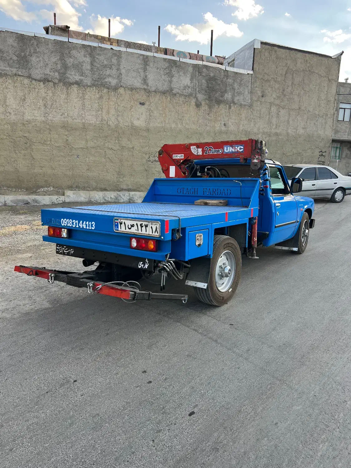 نیسان جرثقیل دو۲تن. امداد خودرو. یدک کش. خودروبر|خدمات حمل و نقل|همدان, |دیوار