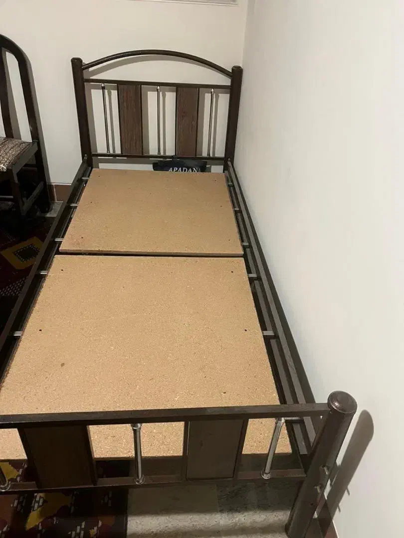 تشک طبی یک نفره+تخت فرفوژه کفی فلزوچوب|تشک تختخواب|اصفهان, پارک سلمان فارسی|دیوار