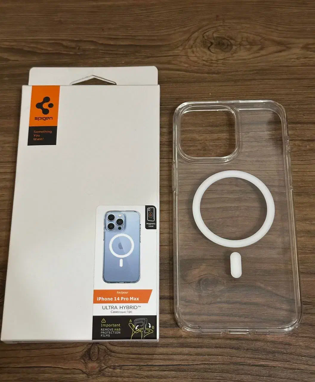 قاب اسپیگن اپل آیفون ۱۴ پرومکس هیبریدی کریستالی|لوازم جانبی موبایل و تبلت|ساری, |دیوار