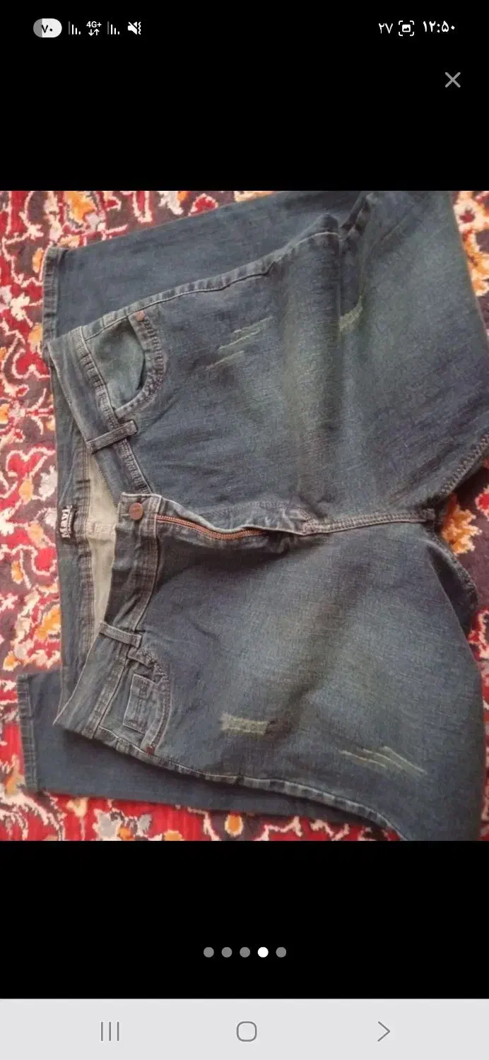 شلوار لی اصلا پوشیده نشده نو هست|لباس|بناب, |دیوار