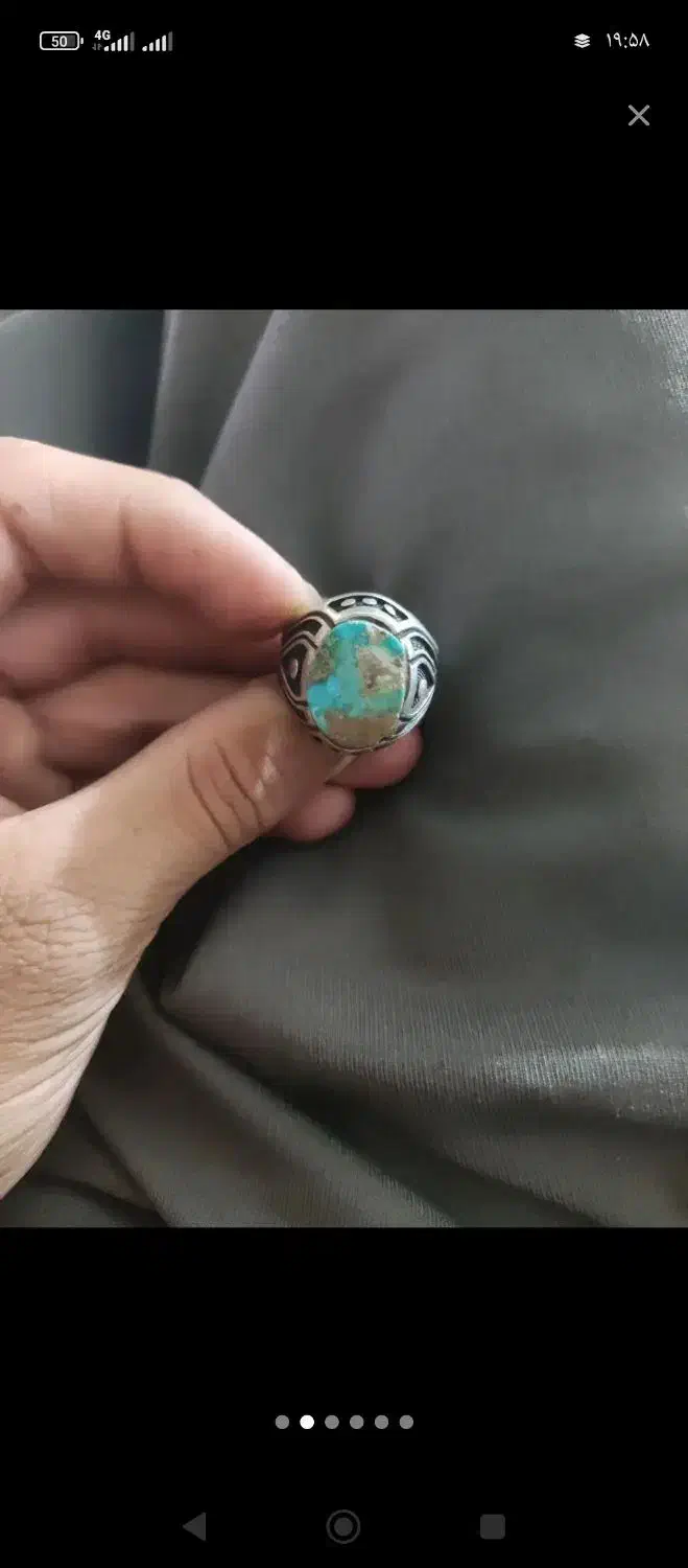 انگشتر نقره دست ساز بزرگ سنگین|جواهرات|شیراز, مسلم|دیوار