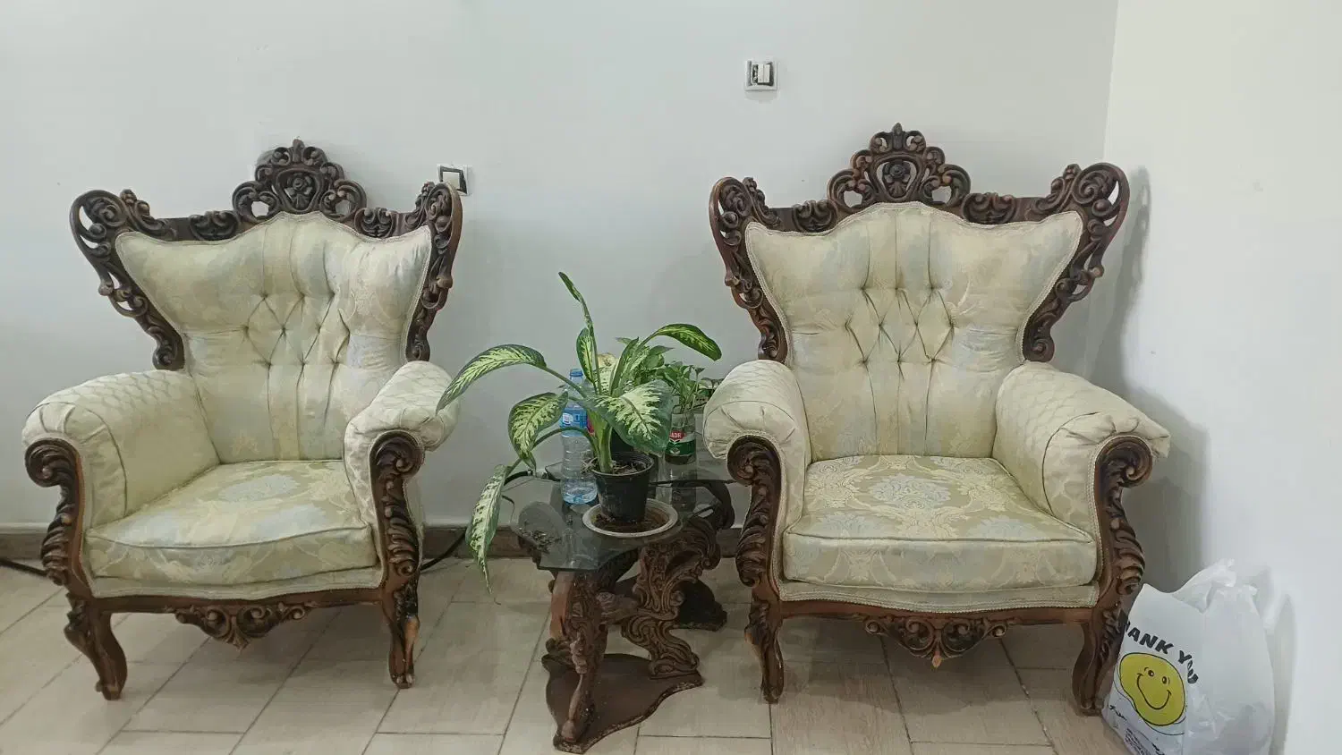 مبل سلطنتی ۷نفره|مبلمان خانگی و میز عسلی|کرج, حسین‌آباد|دیوار