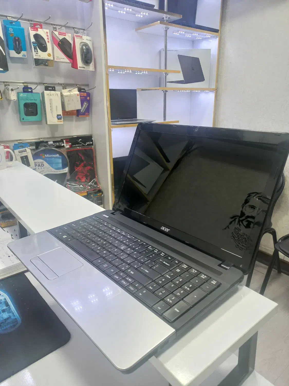 لپتاپ acer درحد نو باهارد پرسرعت ssd|رایانه همراه|قم, ارم|دیوار