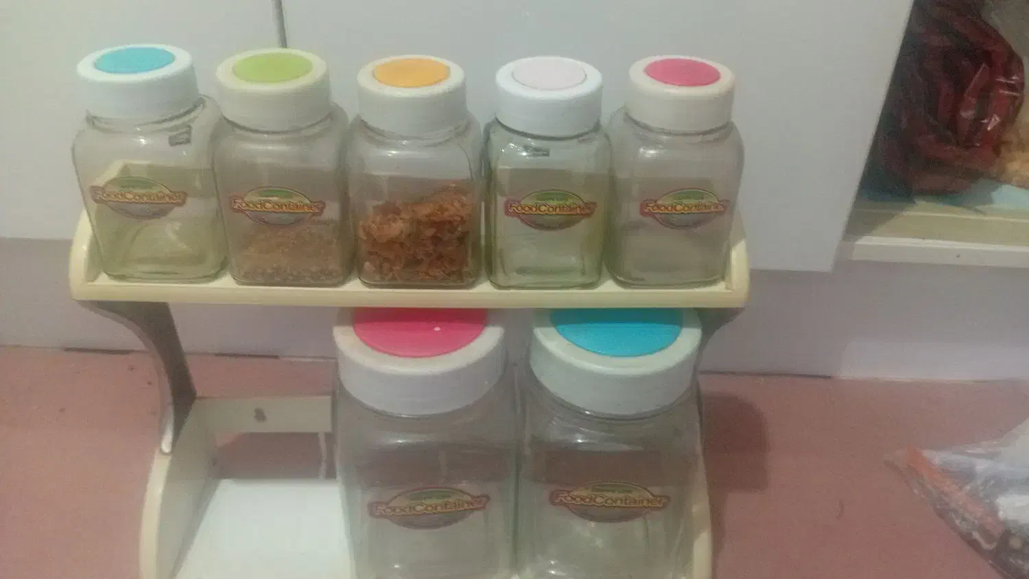 جا ادویه ای وحبوبات|ظروف نگهدارنده، پلاستیکی، یک‌بارمصرف|خرم‌آباد, |دیوار