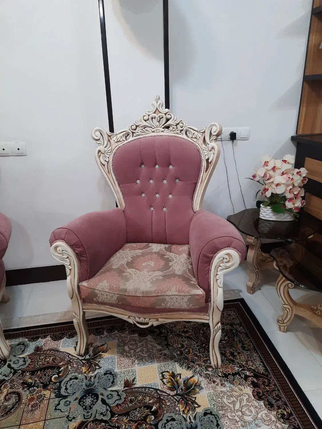 مبل سلطنتی ۹ نفره|مبلمان خانگی و میز عسلی|لنجان, |دیوار