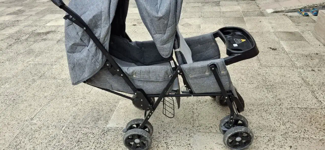 کالسکه دوقلوی دلیجان سالم سالم|کالسکه و لوازم جانبی|رشت, باهنر|دیوار