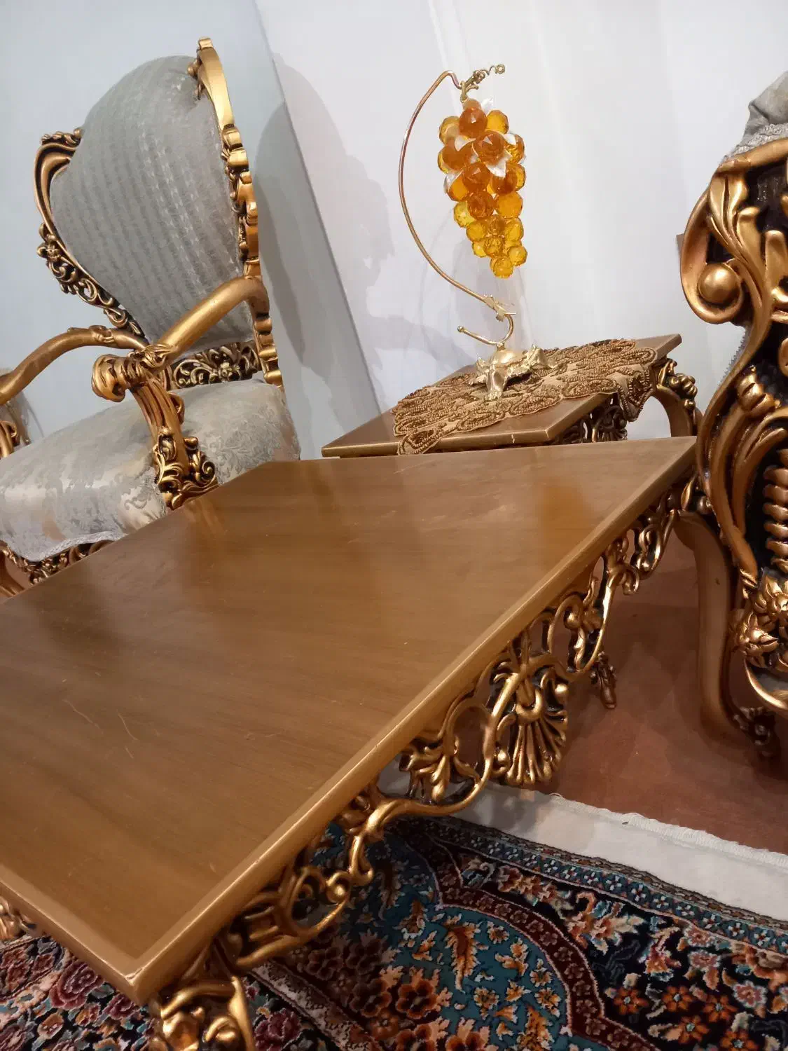 مبل استیل ۹نفره باجلومبلی|مبلمان خانگی و میز عسلی|زنجان, |دیوار