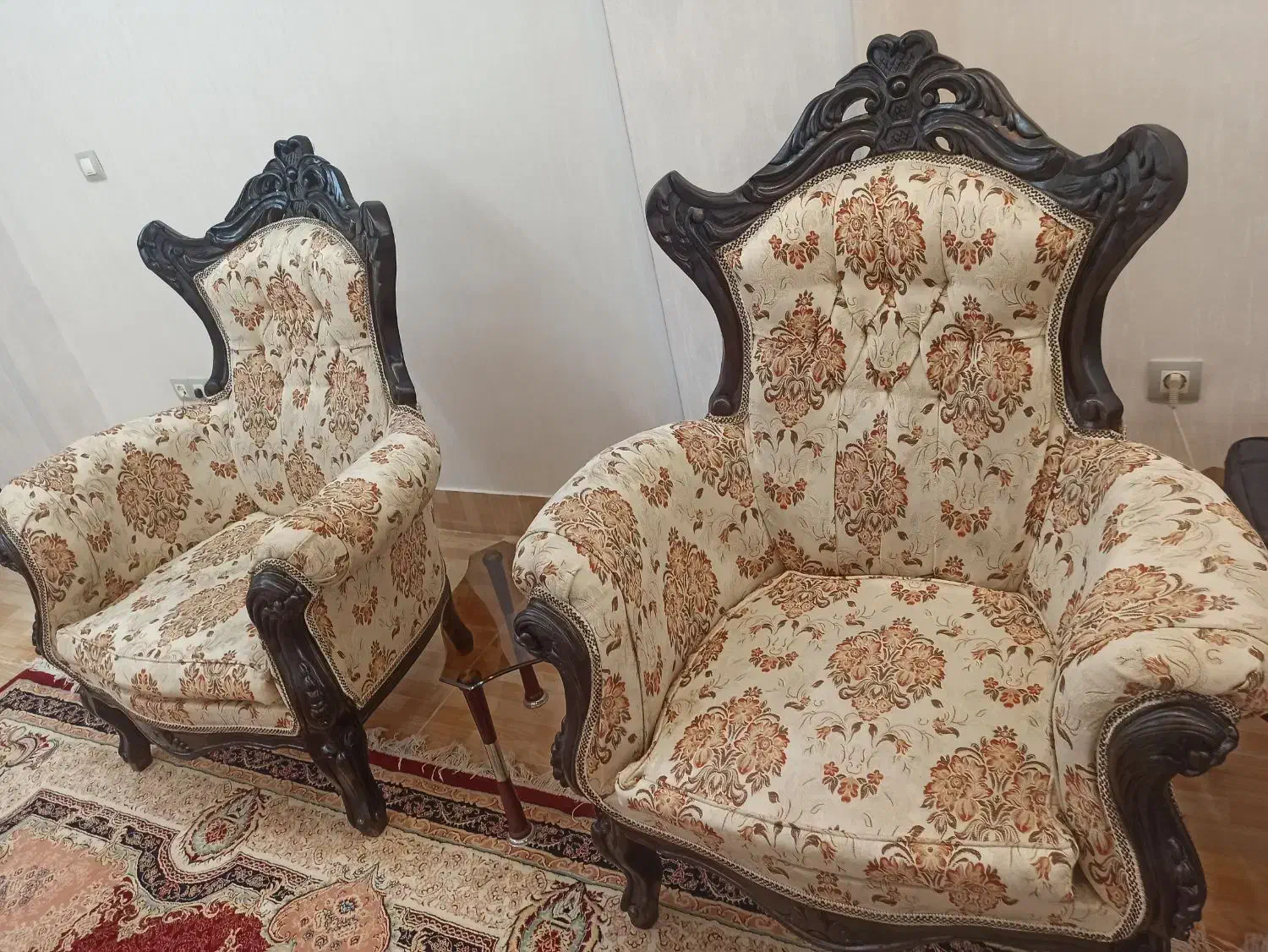 مبل سلطنتی 9 نفره شیک و تمیز.میز ناهار خوری|مبلمان خانگی و میز عسلی|الوند, |دیوار