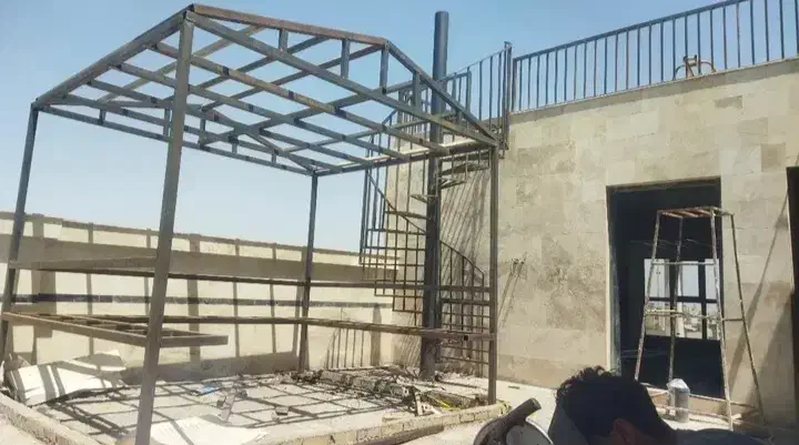 جوشکاری سیار ، آلاچیق ، نمای کامپوزیت ، پله دوبلکس|خدمات پیشه و مهارت|اهواز, کیانپارس |دیوار