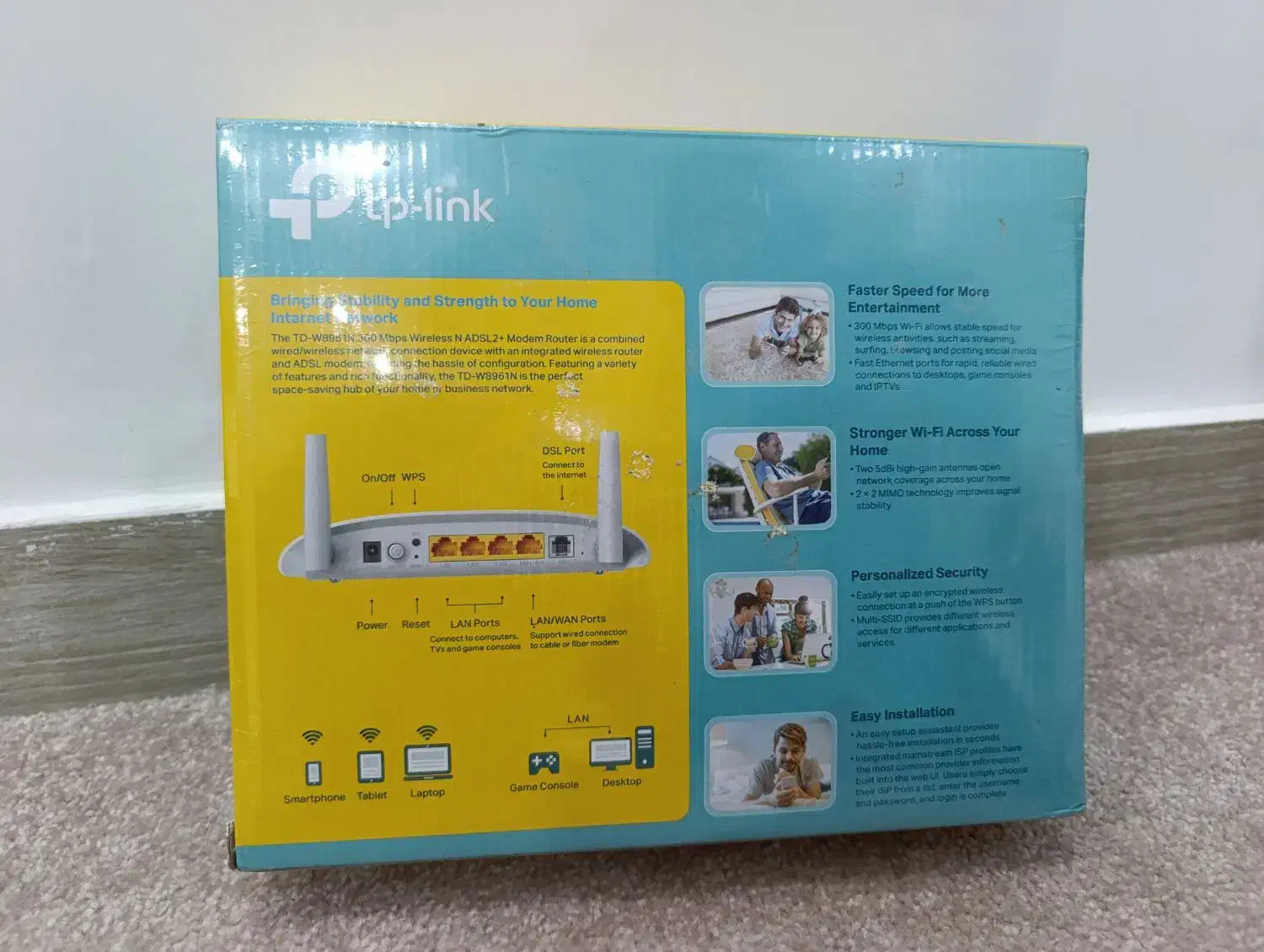 مودم ADSL2خانگی|مودم و تجهیزات شبکه|ایلام, |دیوار