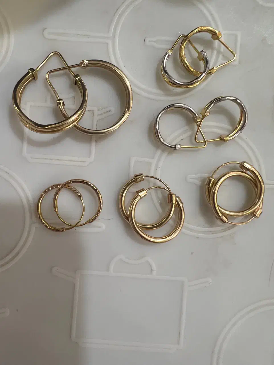 گوشواره حلقه ای طلا|جواهرات|اردبیل, |دیوار