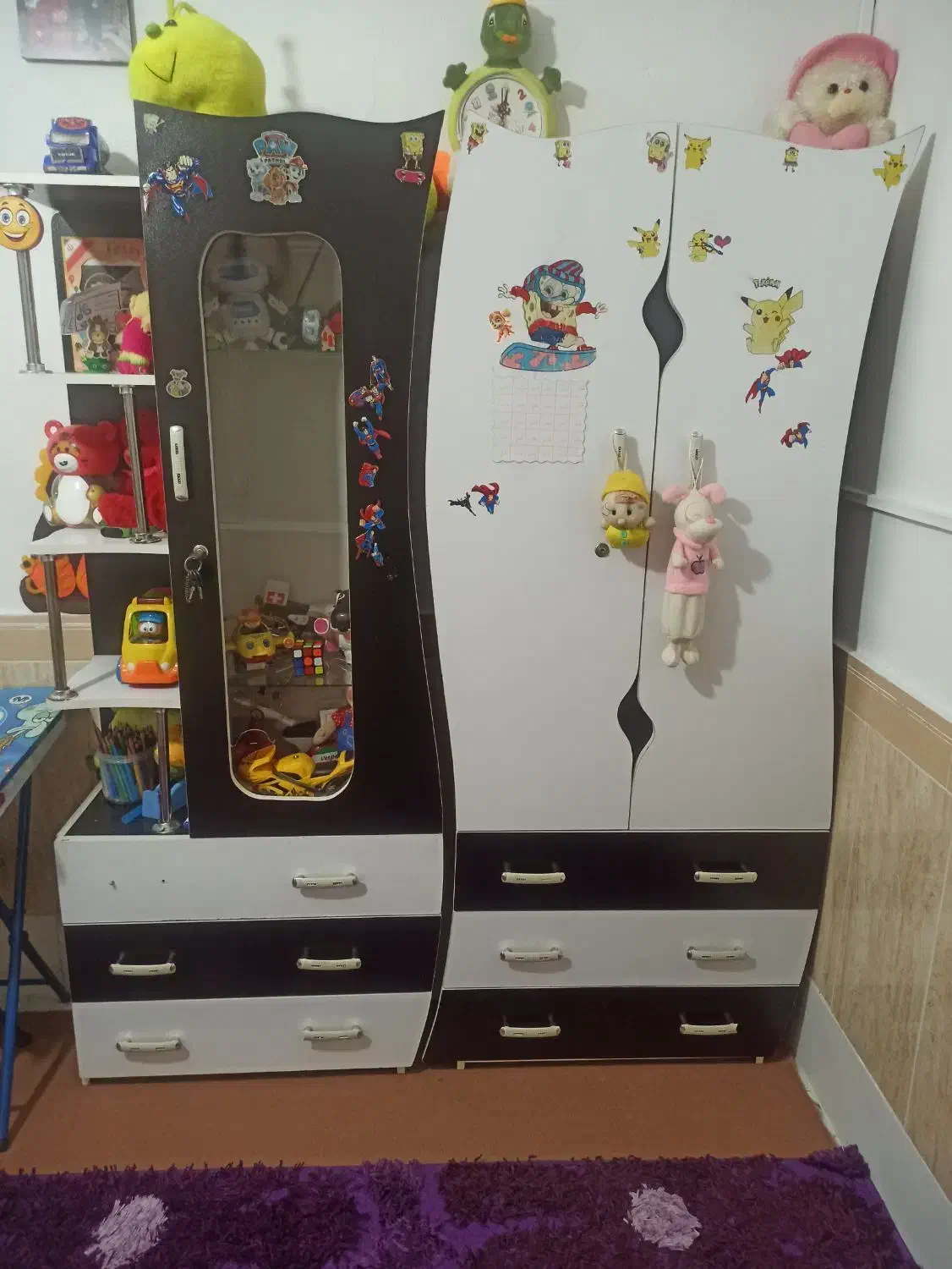 کمد کودک|جاکفشی، کمد، دراور|ملایر, |دیوار