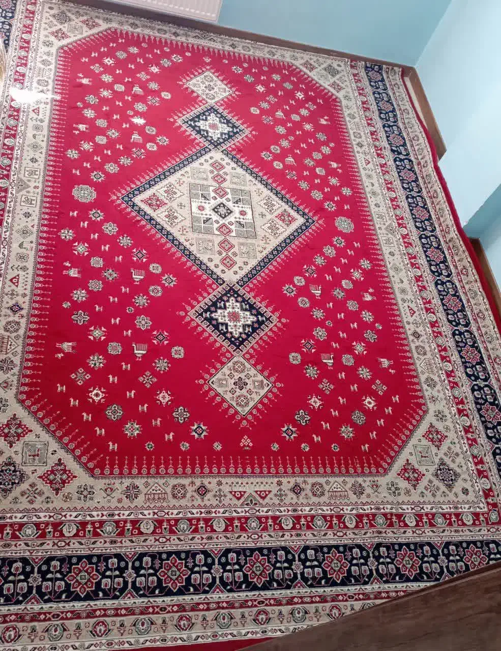 فرش 12 متری|فرش|فولادشهر, مسکن مهر فولادشهر|دیوار