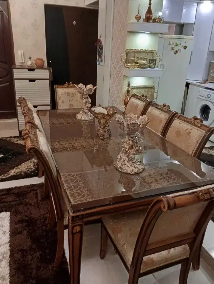 مبل و میز نهار خوری ست هم|مبلمان خانگی و میز عسلی|ایلام, |دیوار