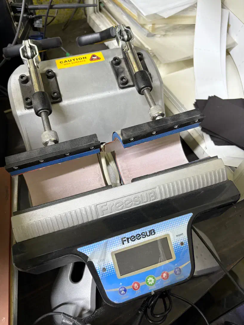 دستگاه چاپ لیوان دوقلو مدل Freesub|ماشینآلات صنعتی|خمینیشهر, |دیوار