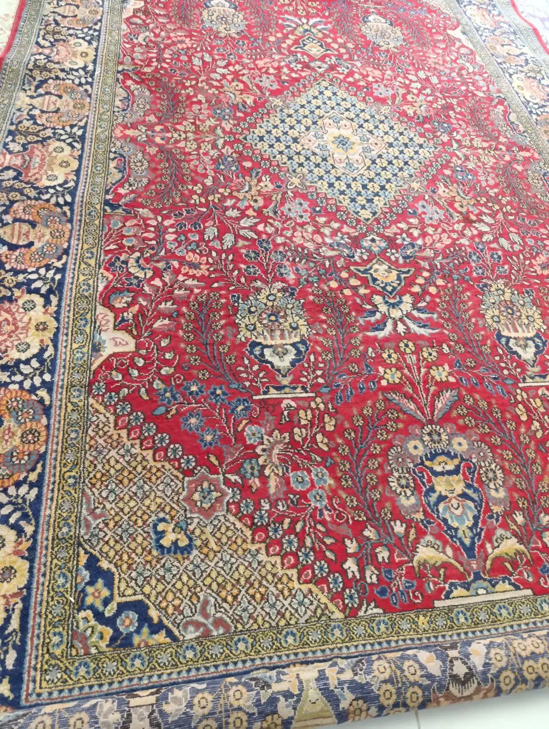 فرش دستبافت 6متری|فرش|اصفهان, ارغوانیه|دیوار