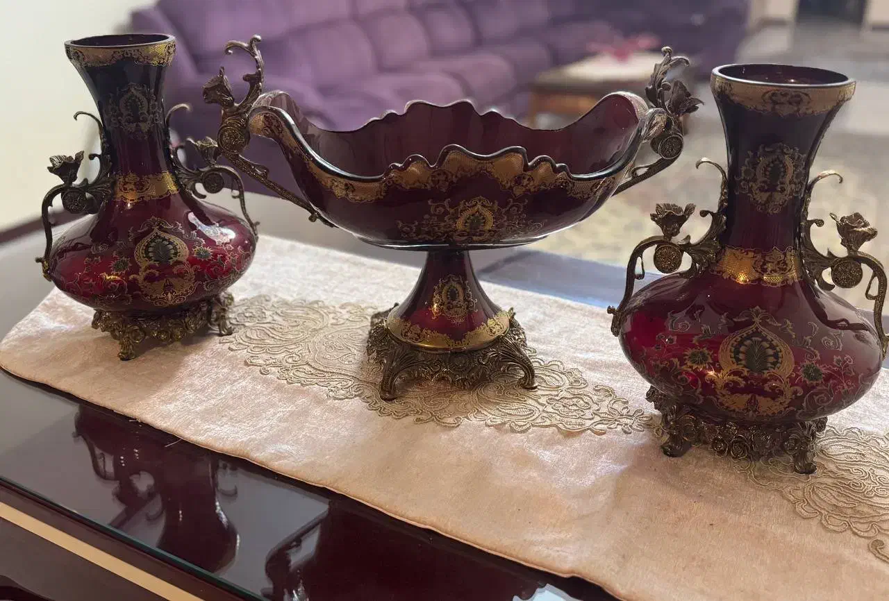 کریستال وارادتی زرشکی|ظروف سرو و پذیرایی|تهران, امامت|دیوار