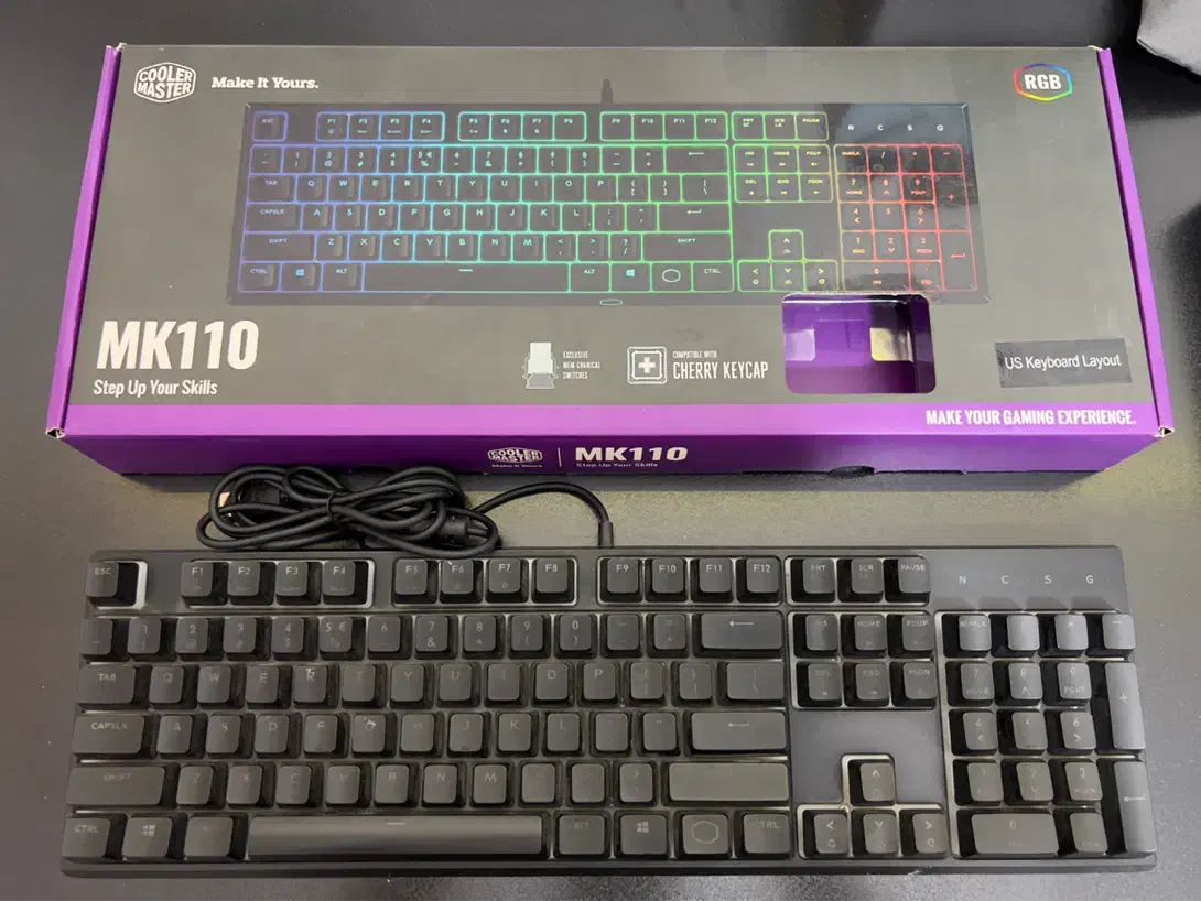 کیبورد کولرمستر مدل MK110|قطعات و لوازم جانبی رایانه|مشهد, ایثار|دیوار