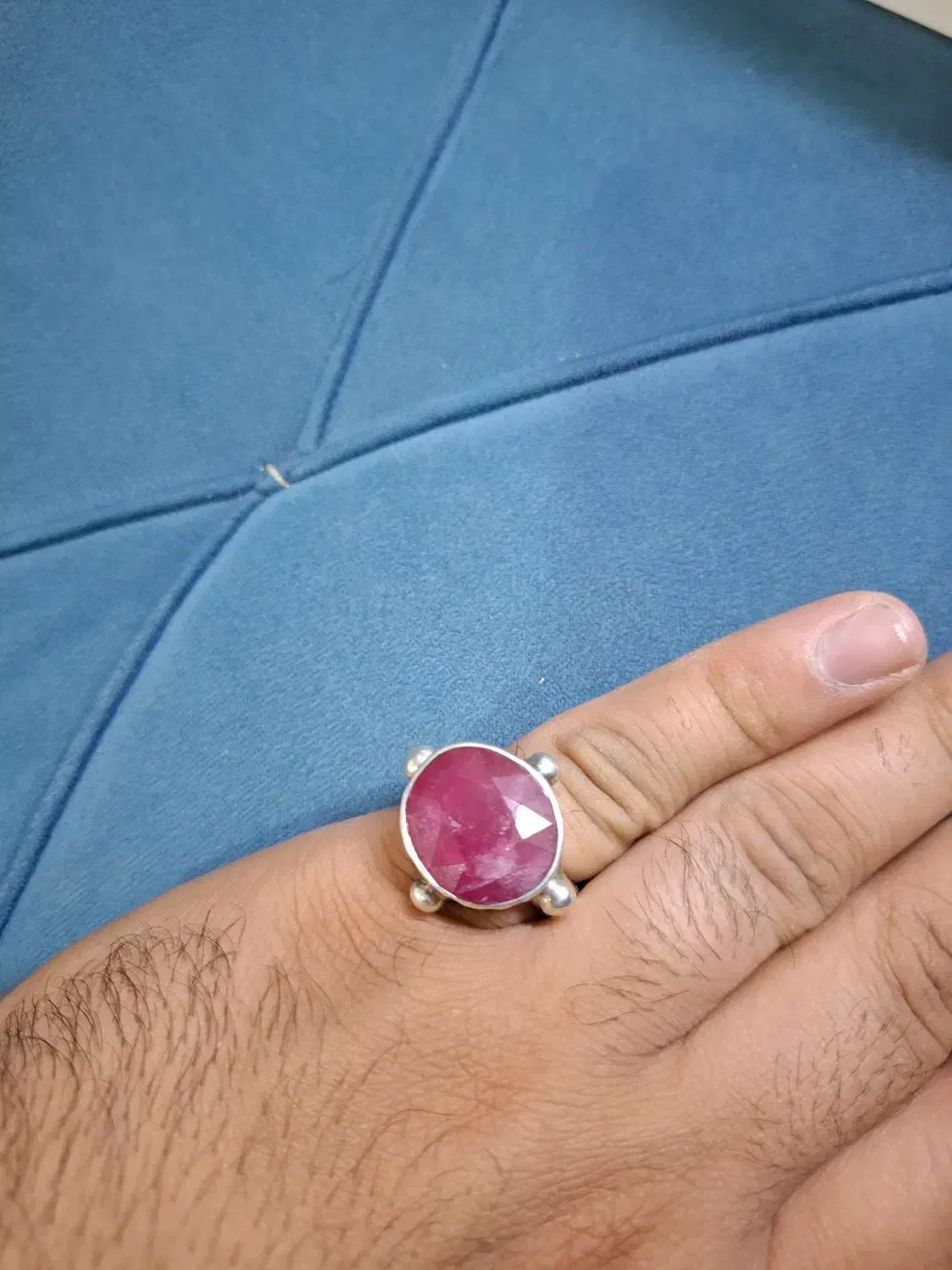 انگشتر یاقوت سیلان رکاب احمد بروجردی|جواهرات|پیشوا, |دیوار