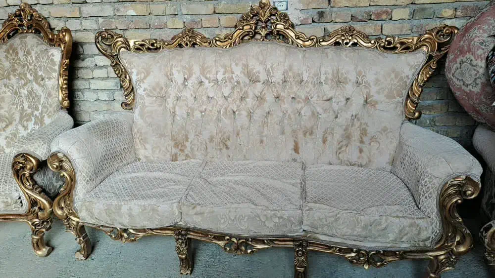 مبل سلطنتی 9نفره سه تاهم جلومبلی داره|مبلمان خانگی و میز عسلی|ارومیه, |دیوار