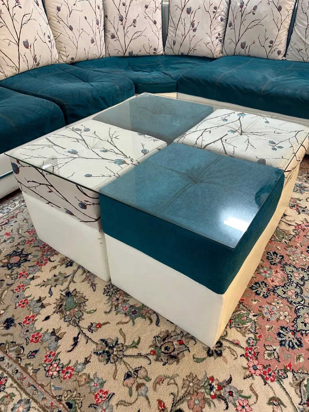 مبل L راحتی|مبلمان خانگی و میز عسلی|ری, شهید غیوری (ابن باویه)|دیوار