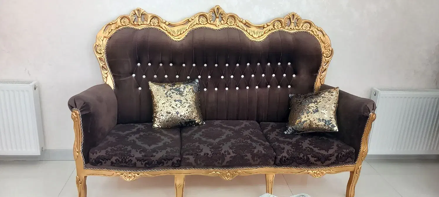 مبل سلطنتی|مبلمان خانگی و میز عسلی|نجفآباد, گلدشت|دیوار