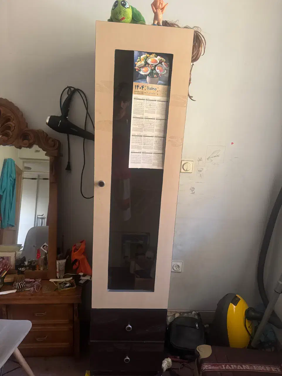 کمد در شیشه ای با کشو|جاکفشی، کمد، دراور|شیراز, معالی‌آباد|دیوار