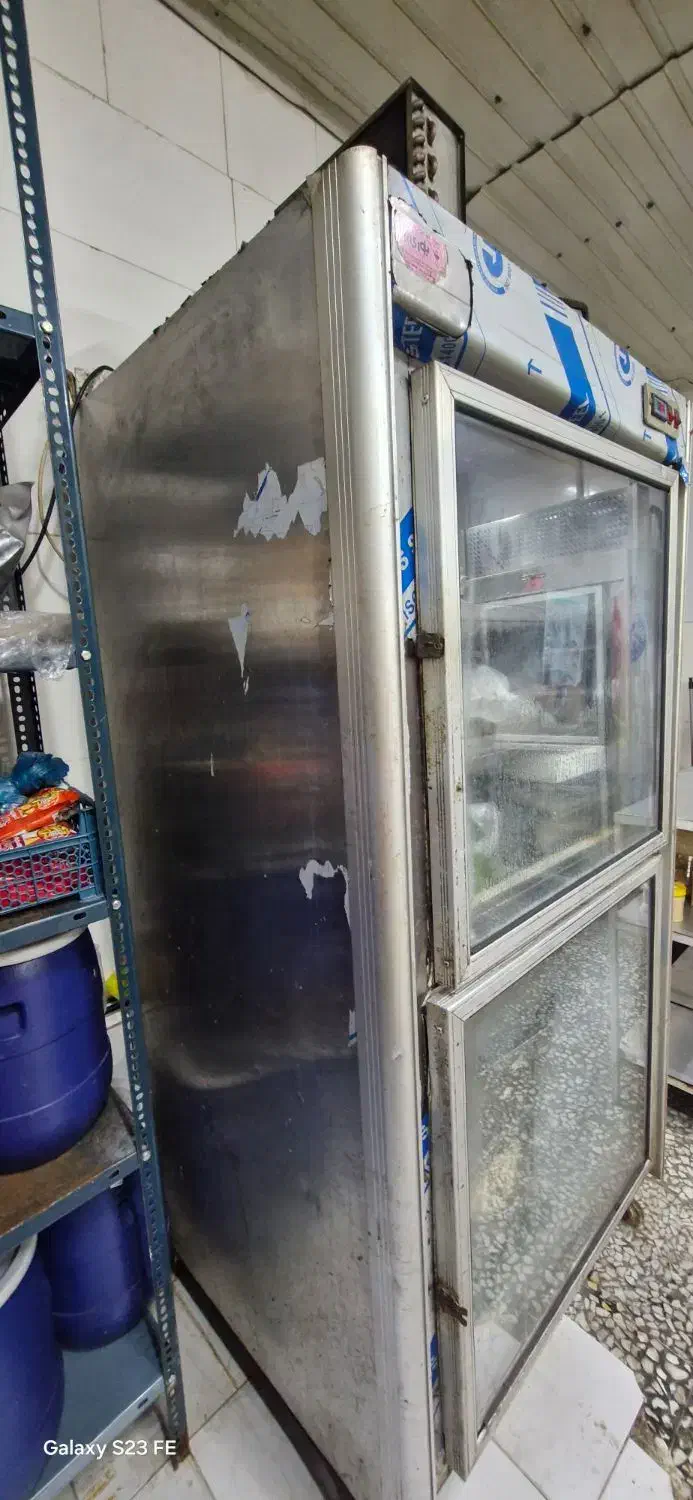یخچال فریزر دو درب ایستاده کاملا استیل|کافیشاپ و رستوران|رشت, خواهر امام|دیوار