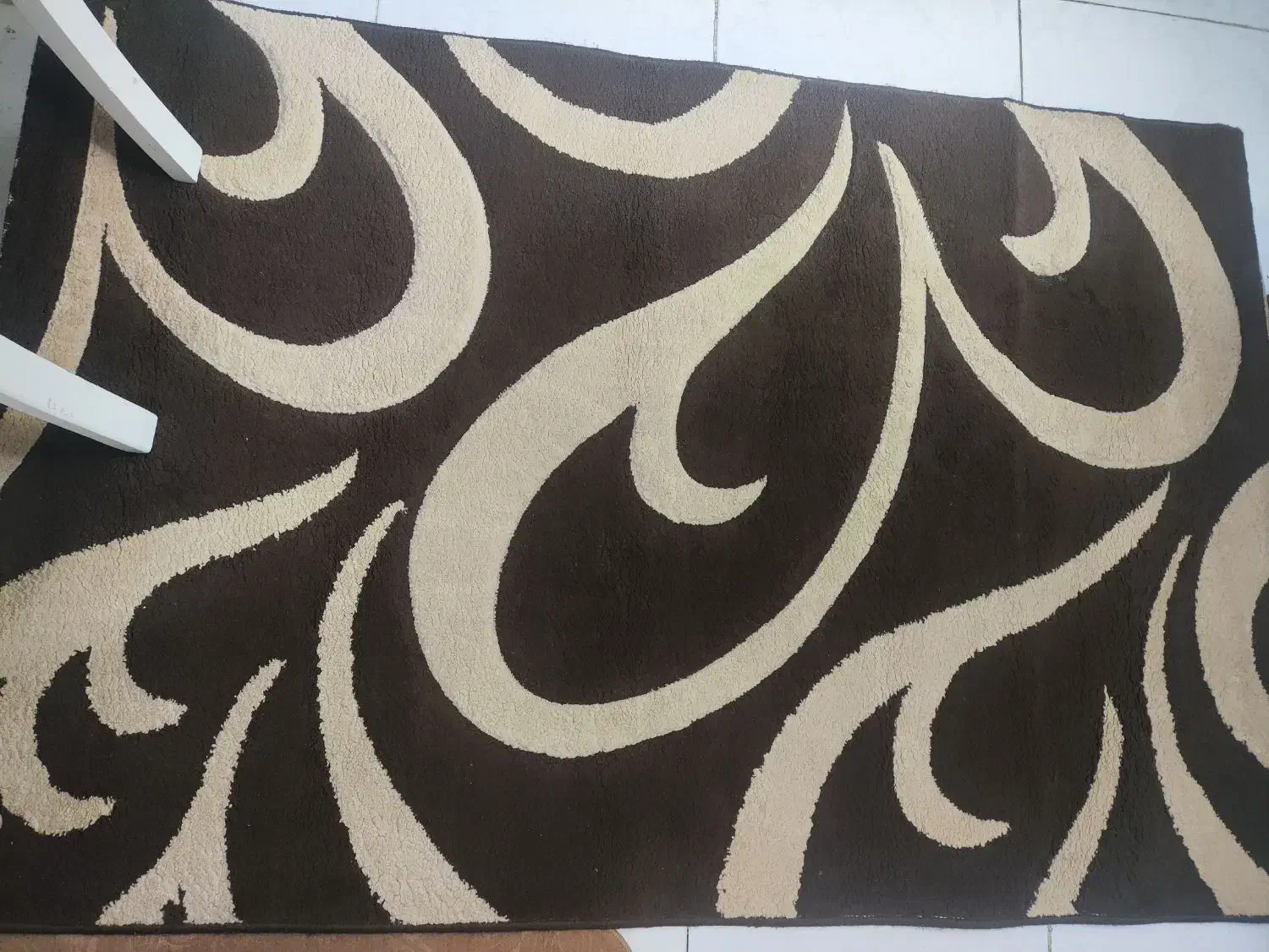 قالیچه قهوه ای1در1/5|فرش|رشت, ساغری سازان|دیوار