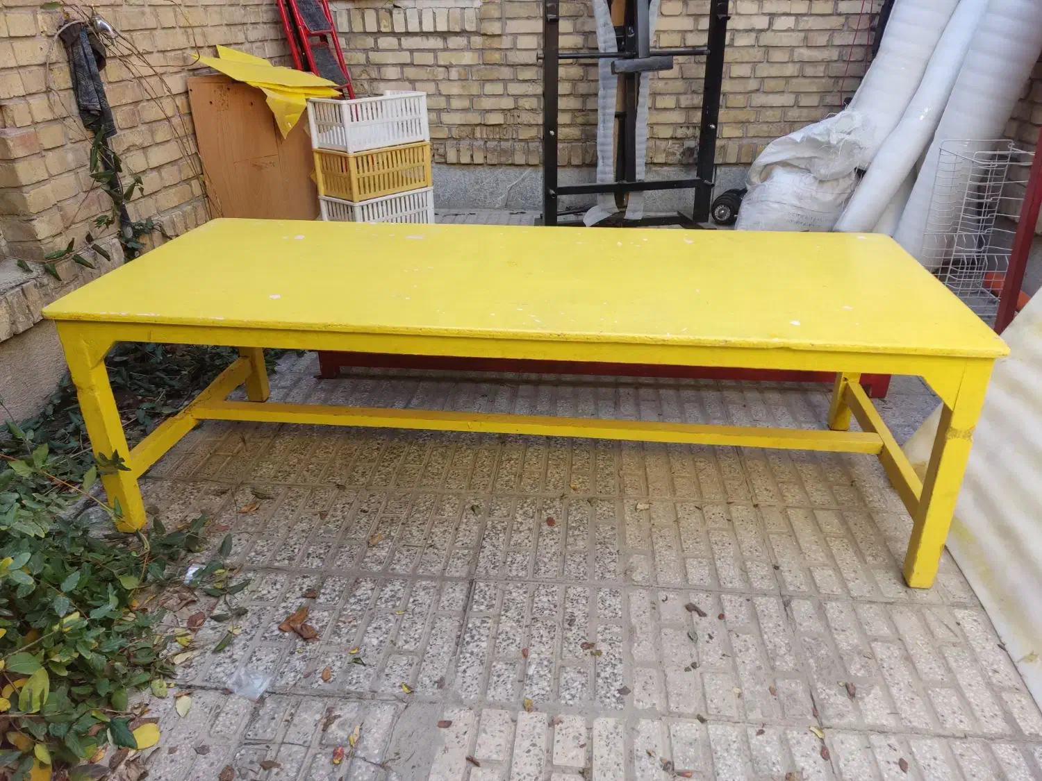 میز mdf پایه فلزی، میزو نیمکت چوبی، تجهیزات مهد|میز تحریر و کامپیوتر|فولادشهر, A4|دیوار