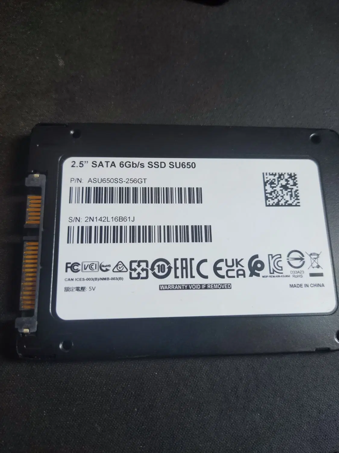 SSD sata 256 ADATA هارد|قطعات و لوازم جانبی رایانه|تهران, باغ خزانه|دیوار