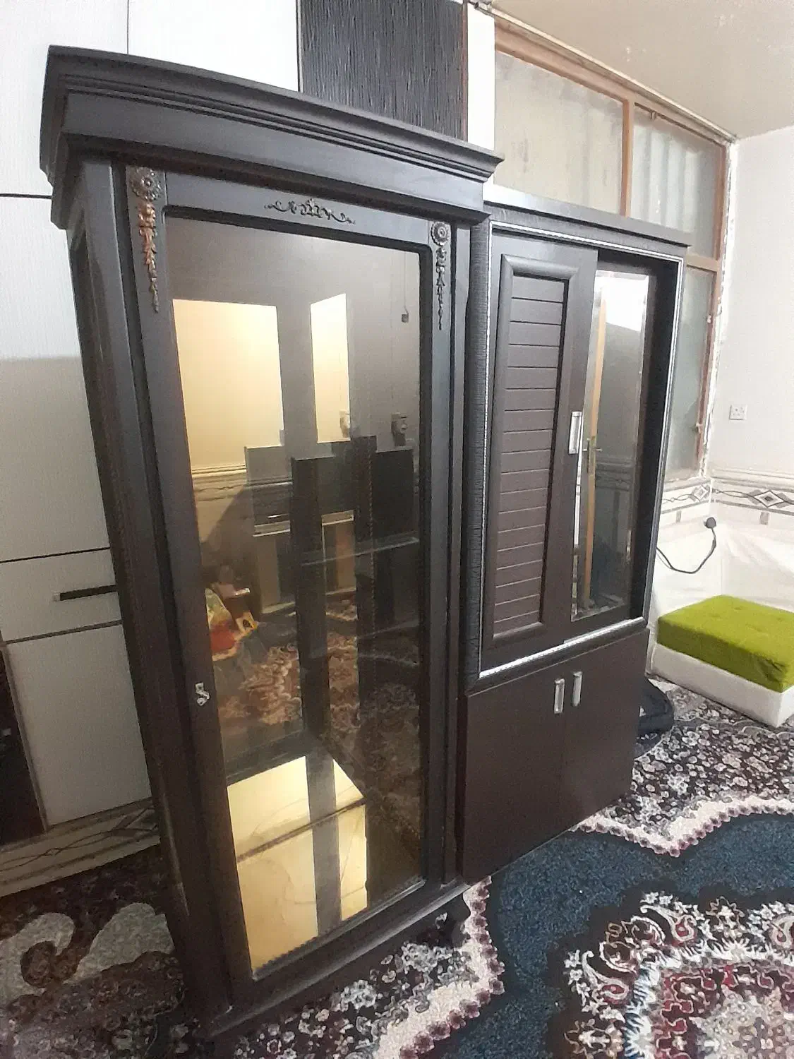 بوفه دکوری درحد نو|بوفه، ویترین، کنسول|بندر ماهشهر, |دیوار