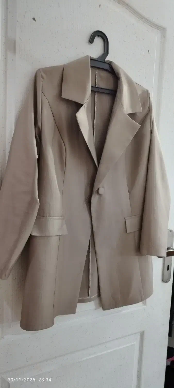 مانتو کتی نو یک روز پیش دوخته شده مناسب تا سایز 44|لباس|شهریار, شهریار|دیوار