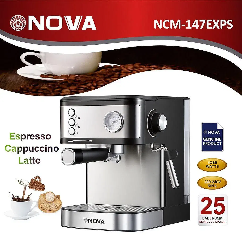 اسپرسوساز NOVA|سماور، چای‌ساز، قهوه‌ساز|بندر گناوه, |دیوار
