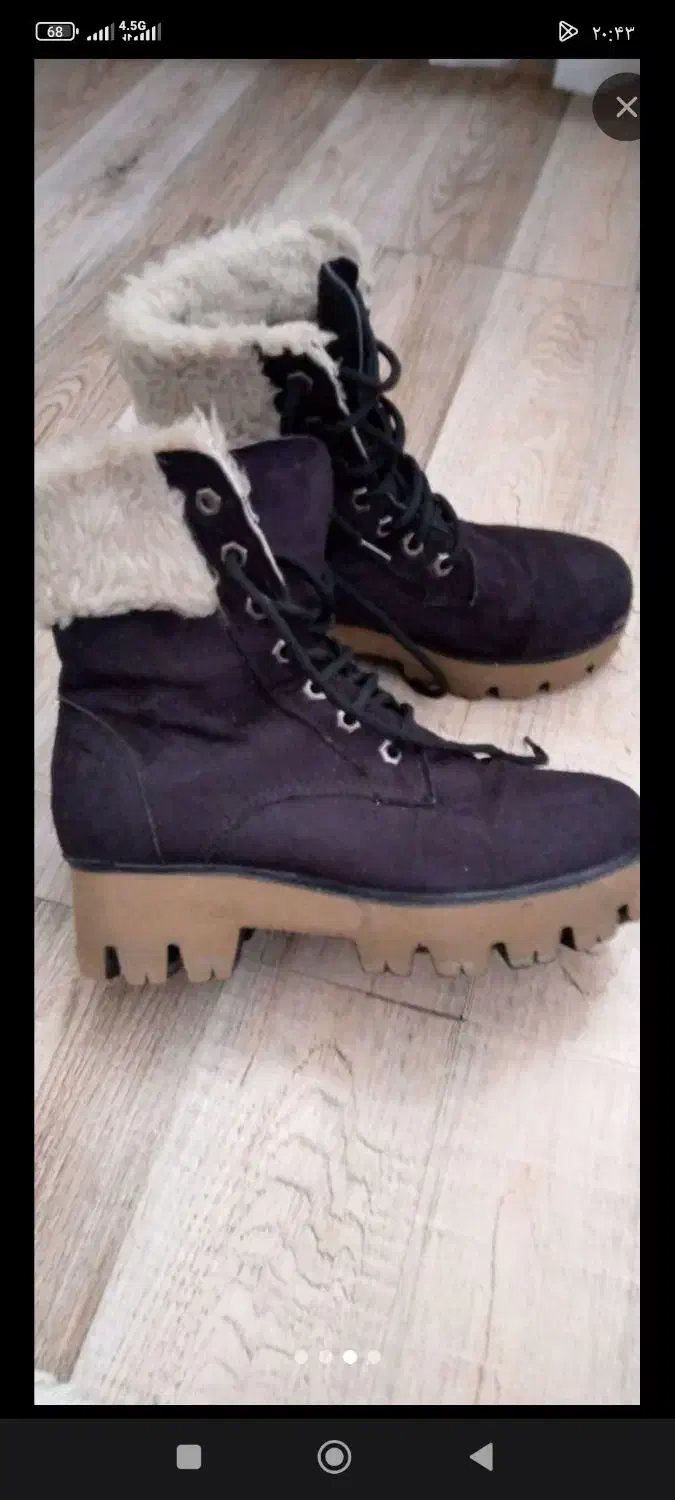 فروش یک جفت پوتین سایز ۳۷|کیف، کفش، کمربند|سقز, |دیوار