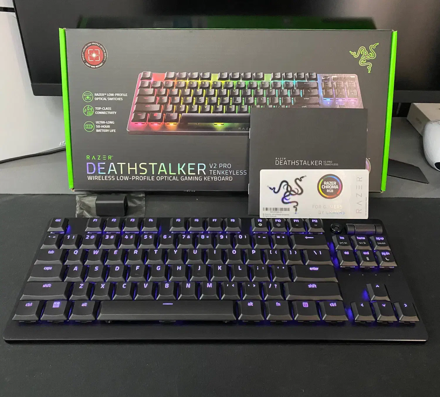 کیبورد ریزر razer deathstalker v2 pro|قطعات و لوازم جانبی رایانه|تهران, گلستان (شهرک راه آهن)|دیوار