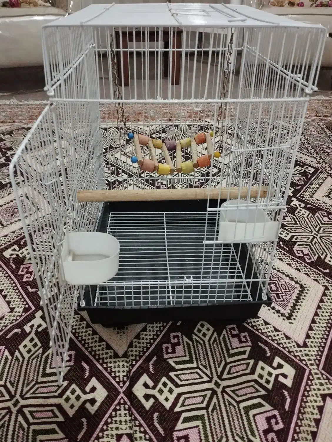 قفس ۱۰۳۲ با لوازم و سرلاک|لوازم جانبی حیوانات|مشهد, رضاشهر|دیوار