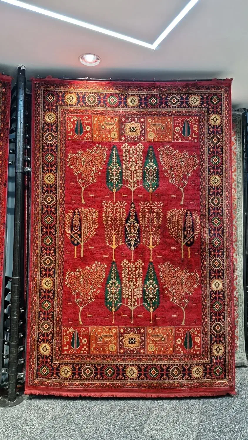 فرش ۷۰۰ شانه درخت زندگی سبز، ۱۰ میل ضخامت|فرش|تهران, نعمت‌آباد|دیوار