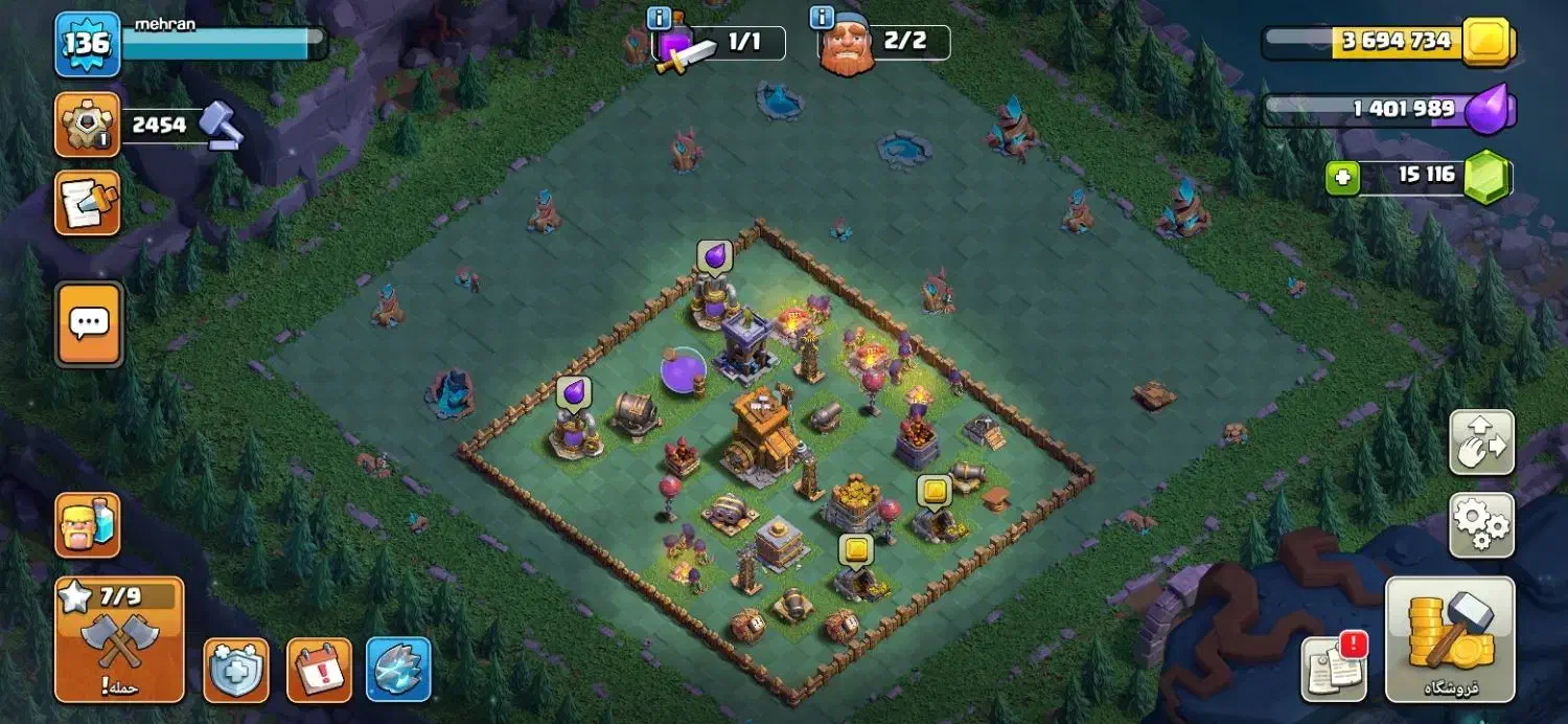 اکانت کلش|کنسول، بازی ویدئویی و آنلاین|تهران, بیسیم|دیوار