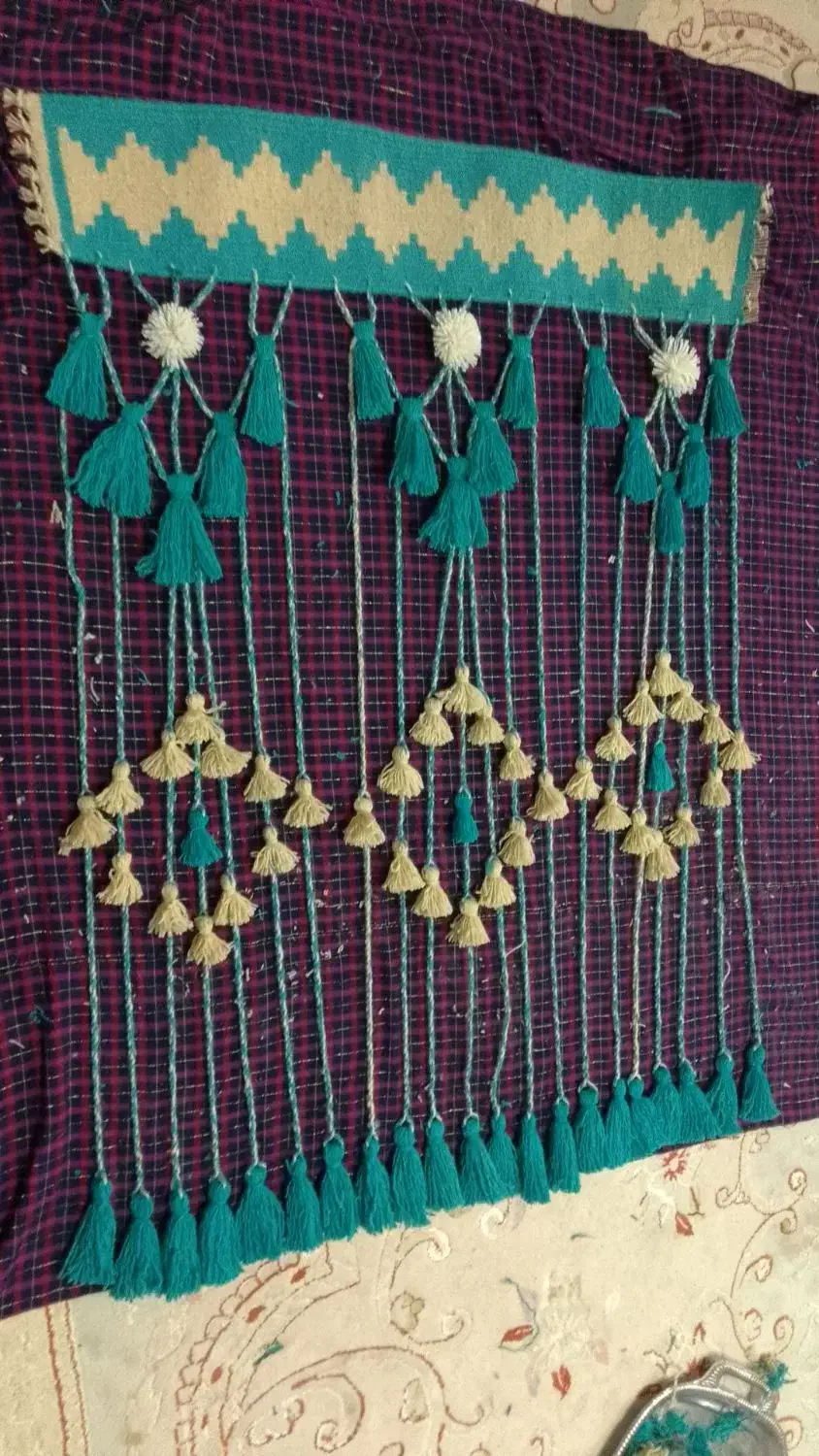 پرده سنتی|صنایع دستی و سایر لوازم تزئینی|قم, امامزاده ابراهیم|دیوار