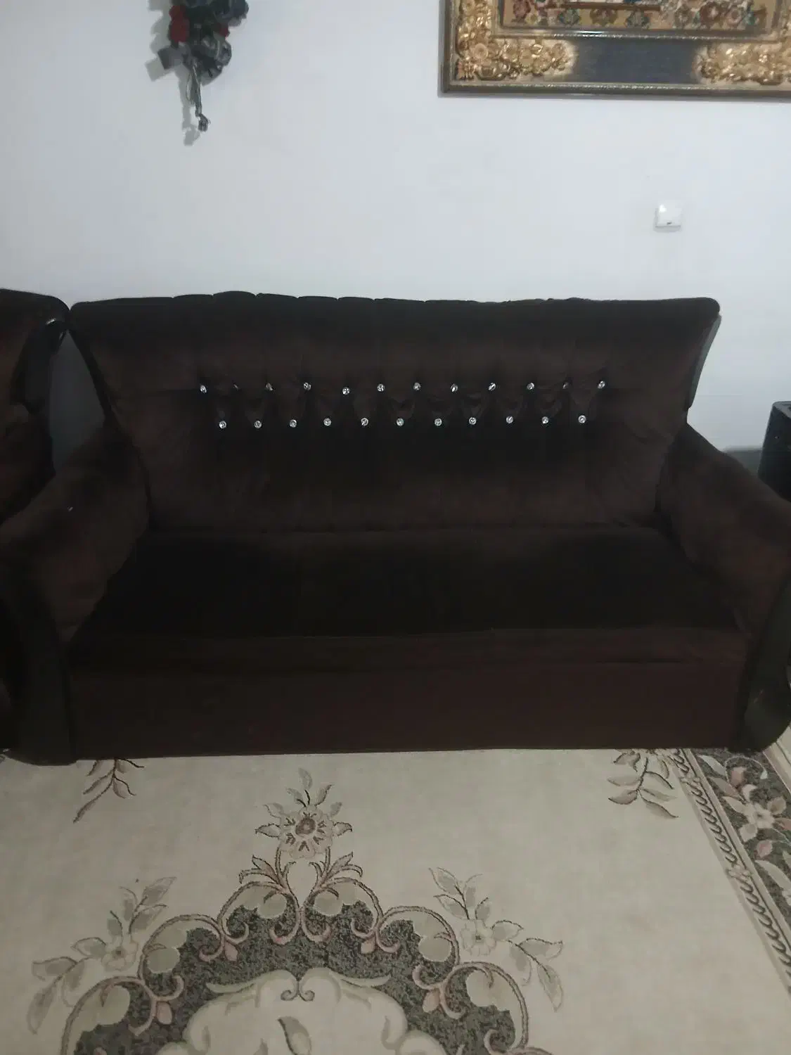 مبل ۷نفر با عسلی سه میلیون|مبلمان خانگی و میز عسلی|هشتگرد, هشتگرد قدیم|دیوار