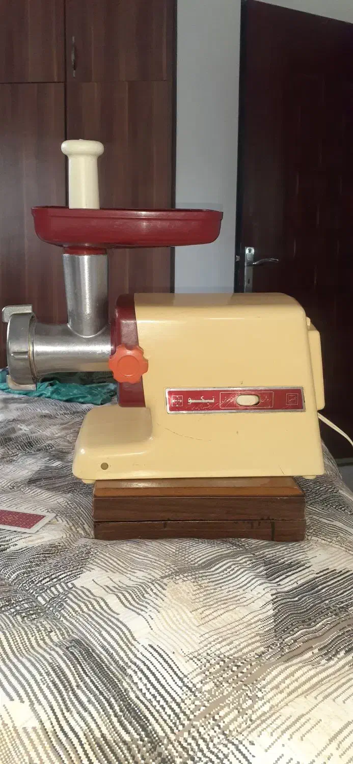 چرخ گوشت ناسیونال مدل نیکو قدیمی درحد نو|خردکن، آسیاب، غذاساز|ساری, |دیوار