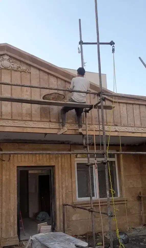 سنگ کاری رومی و کاشکاری کف و سرامیک موزاییک|خدمات پیشه و مهارت|میانه, |دیوار