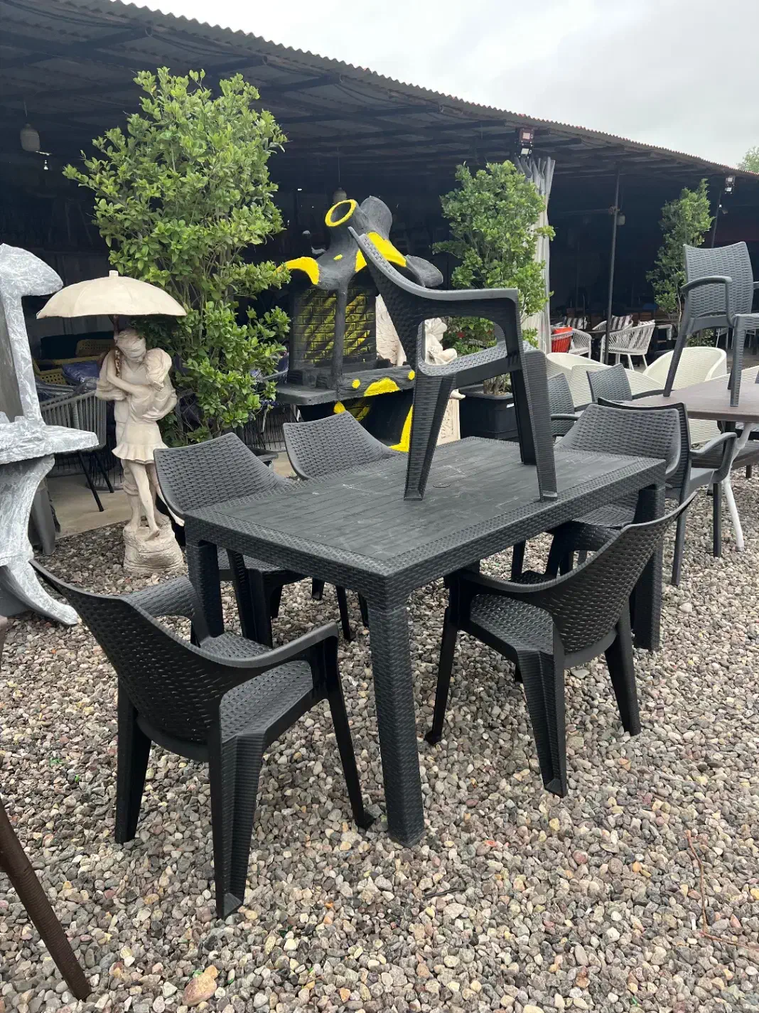 میز و صندلی ویلایی|میز و صندلی غذاخوری|فومن, |دیوار