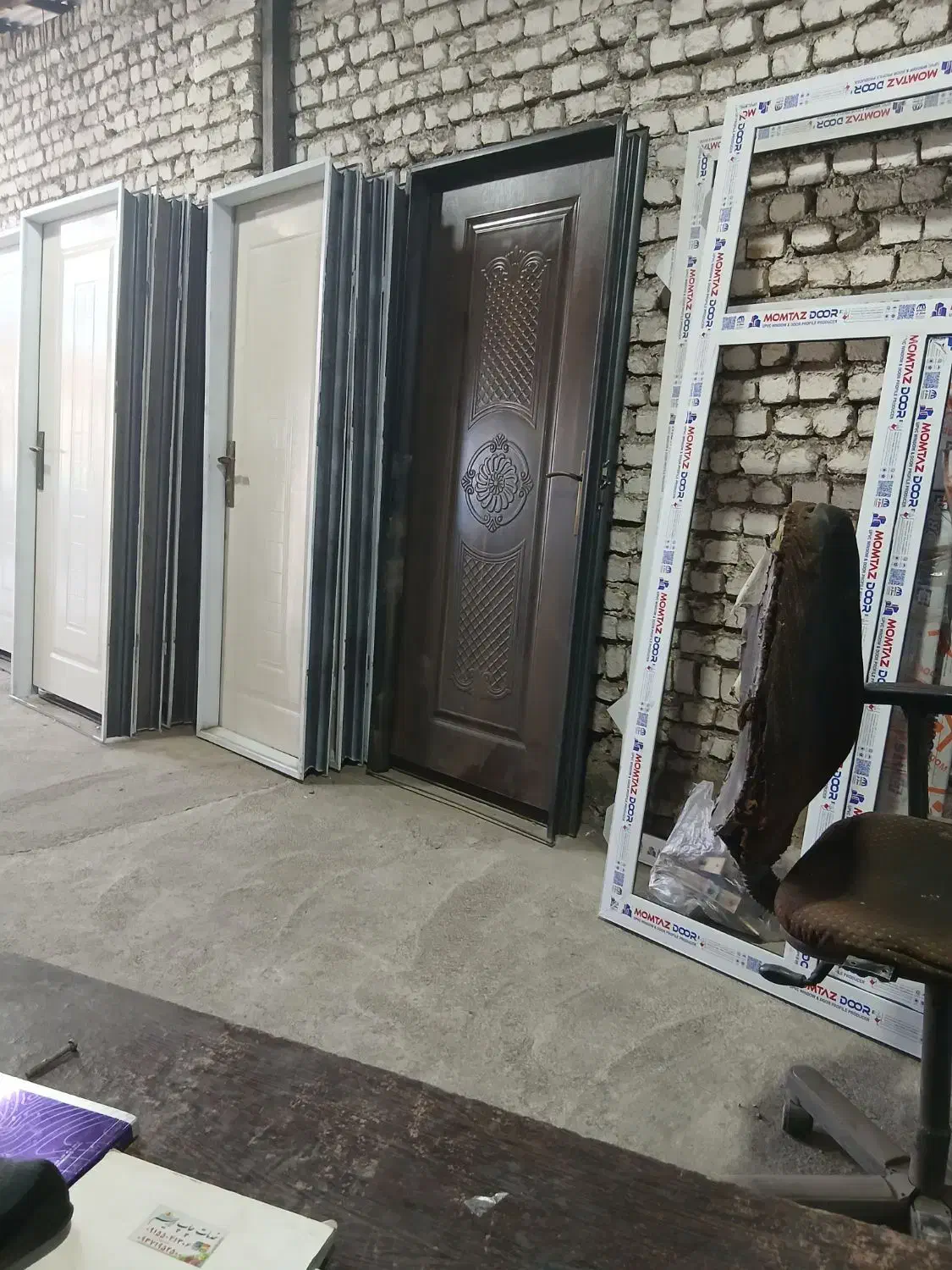 درب چوبی درب پی وی سی درب اتاقی طرح ضدسرقت|مصالح و تجهیزات ساختمان|مشهد, پنجتن|دیوار