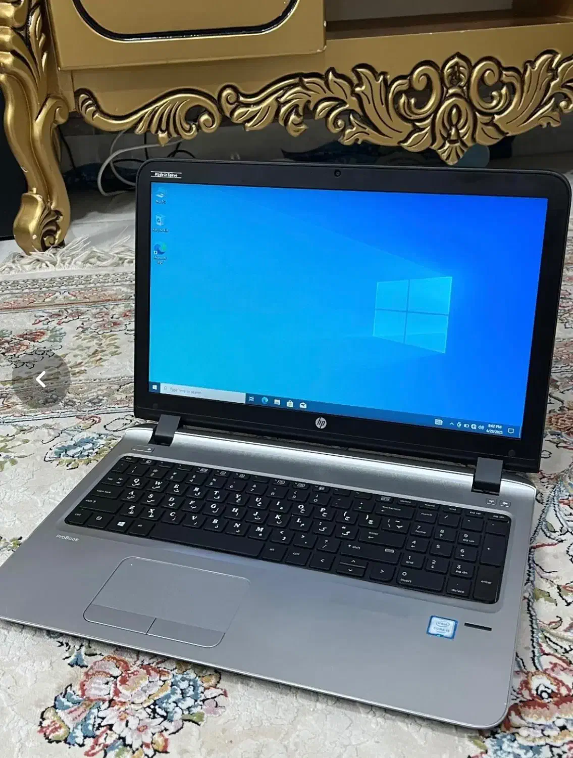 HP g3  450 نسل ششم   رم۸ گرافیک ۴گیگ هارد ssd|رایانه همراه|مشهد, راه آهن|دیوار