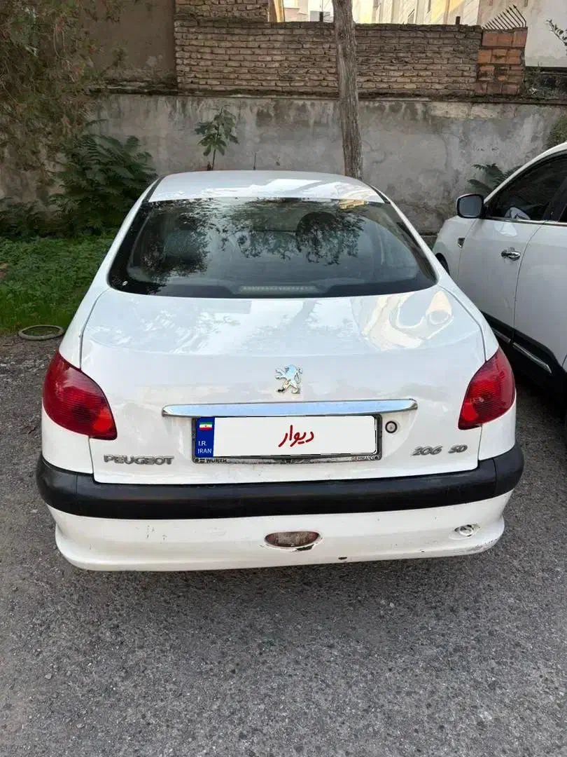 206 sd v8|خودرو سواری و وانت|گرگان, |دیوار